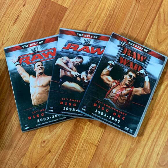 The Best of Raw Dvd set - Picture 3 of 3